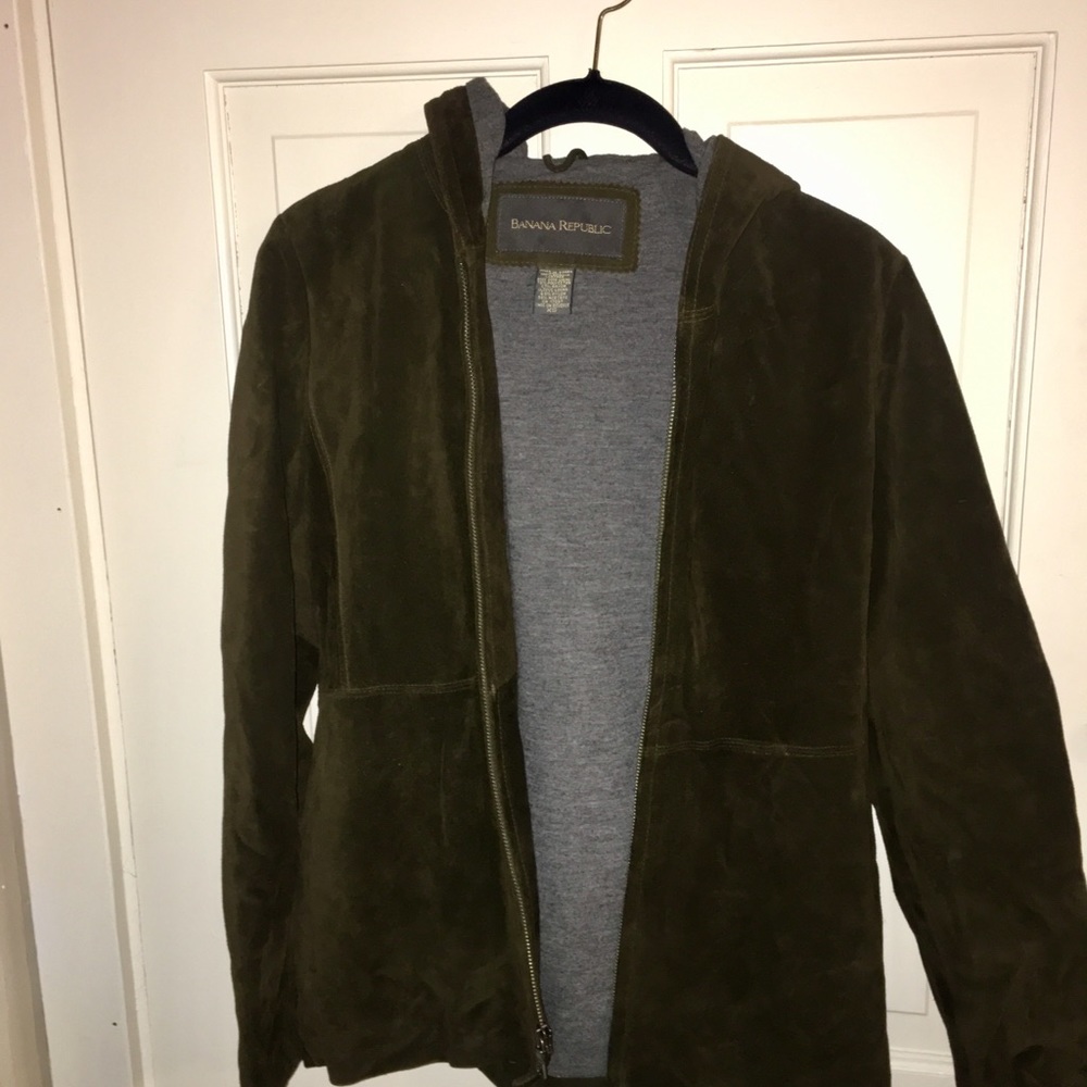 Banana Republic brown suede jacket